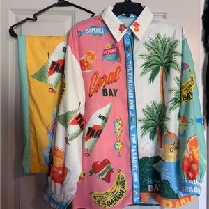 SHEIN Multicolor Graphic Print Shirt